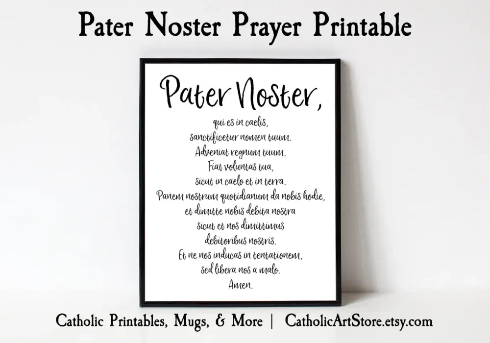Pater noster po łacinie - tekst, sens i wymowa