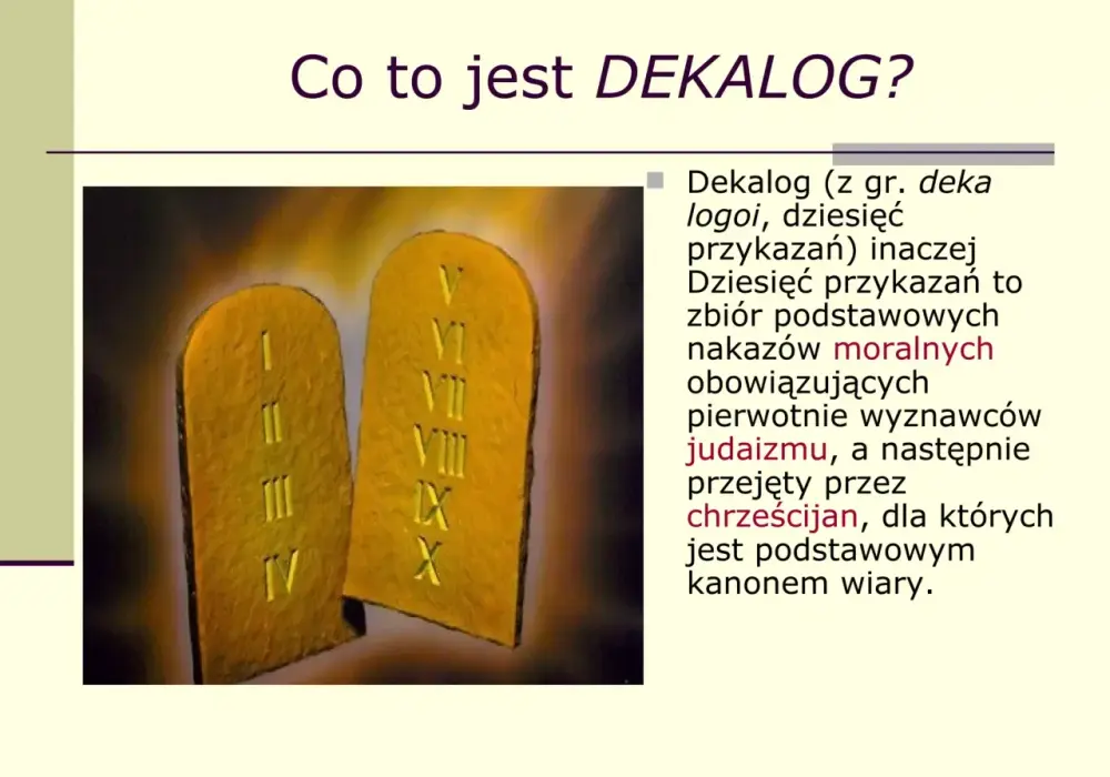 Dekalog w Biblii - gdzie go znaleźć i jak czytać?